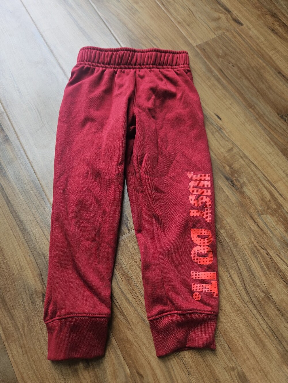 Nike Kids Red 'Just Do It' Joggers 4t